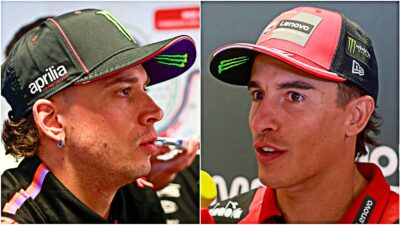 Copertina di MotoGp ad Aragon, Bezzecchi parte davanti a tutti: Marquez vuole la doppietta in casa dopo la sprint
