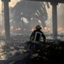 Copertina di Esplode deposito a Bucha: 37 morti. Lukashenko vola a Mosca da  Putin