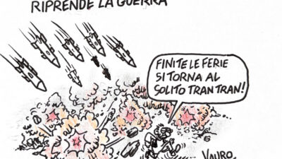 Copertina di La vignetta di Vauro