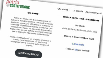 Copertina di Al via la VII edizione della scuola di politica di Patria e Costituzione: periferie, lavoro e pace i temi di dibattito