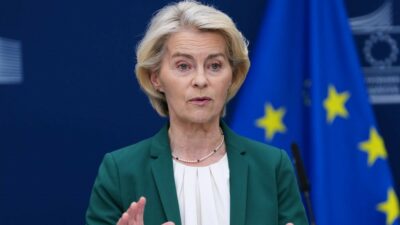Copertina di Von der Leyen: “Più pressione sulla Russia da Ue e Nato”. Rutte: "Mosca sempre più sconsiderata". Tajani: "Possibili interferenze di Mosca sulle elezioni"