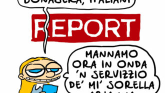 Copertina di Report: come finirà?