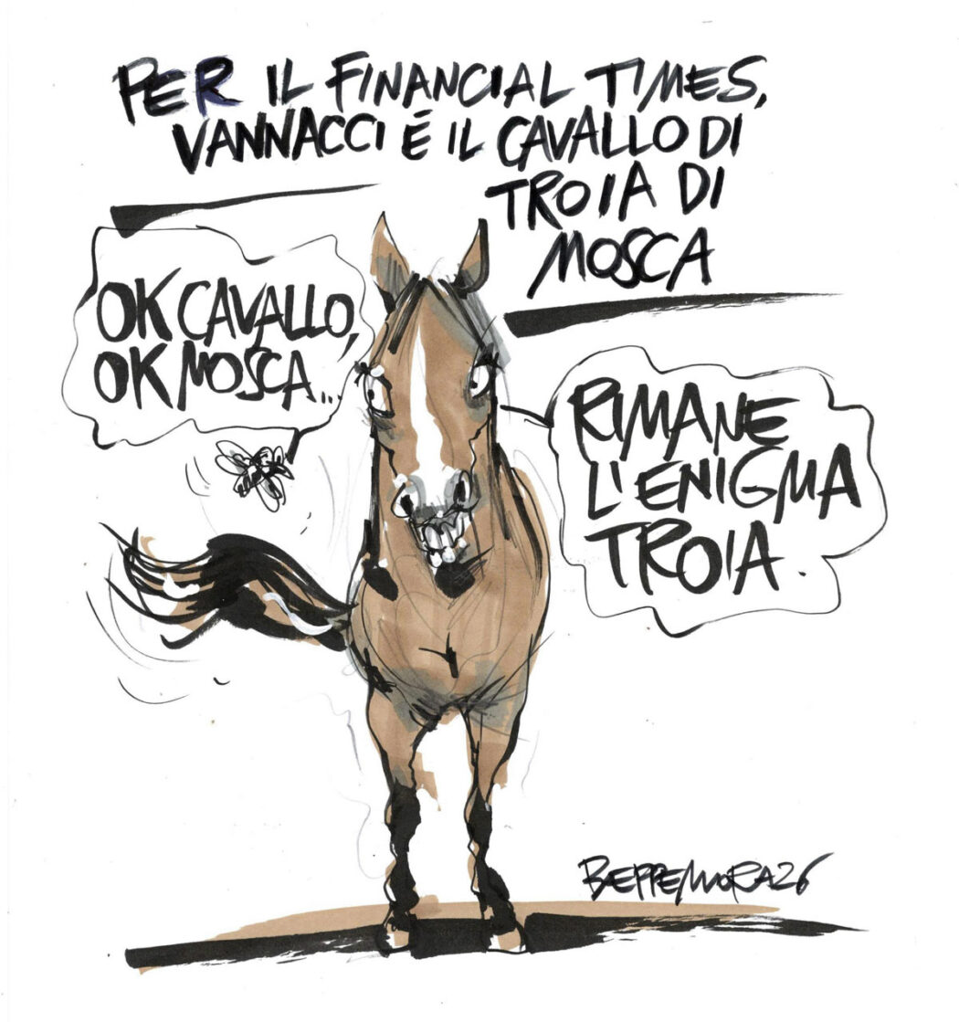 La vignetta di Beppe Mora