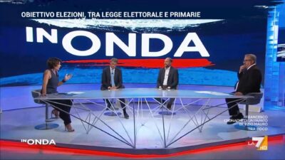 Copertina di Alta tensione tra Aprile e Renzi: “Basta, non mi fa parlare. Andate avanti voi”. Lo scontro in diretta
