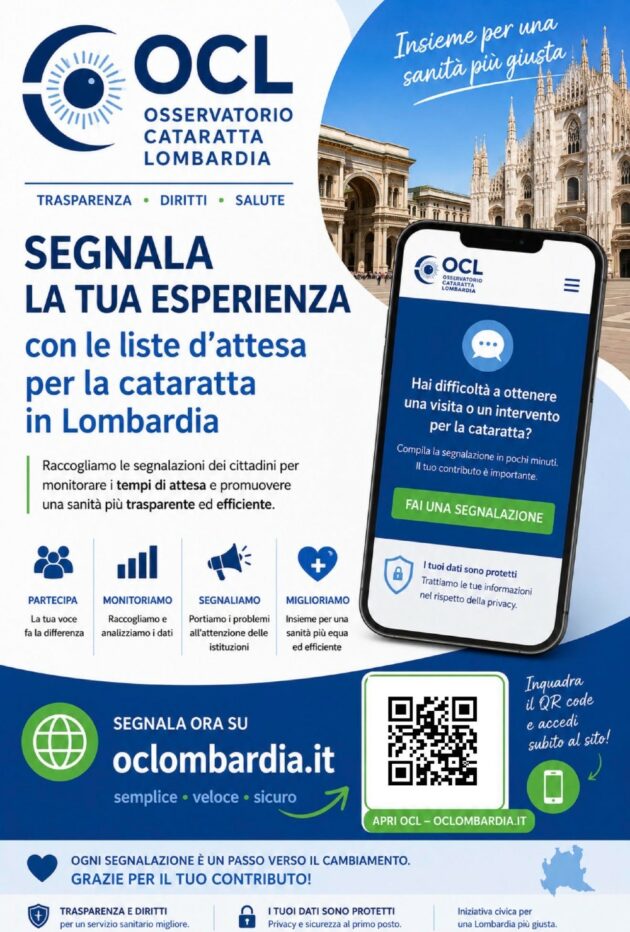 Ho creato un chatbot per segnalare i tempi d’attesa per la cataratta in Lombardia: perché partecipare