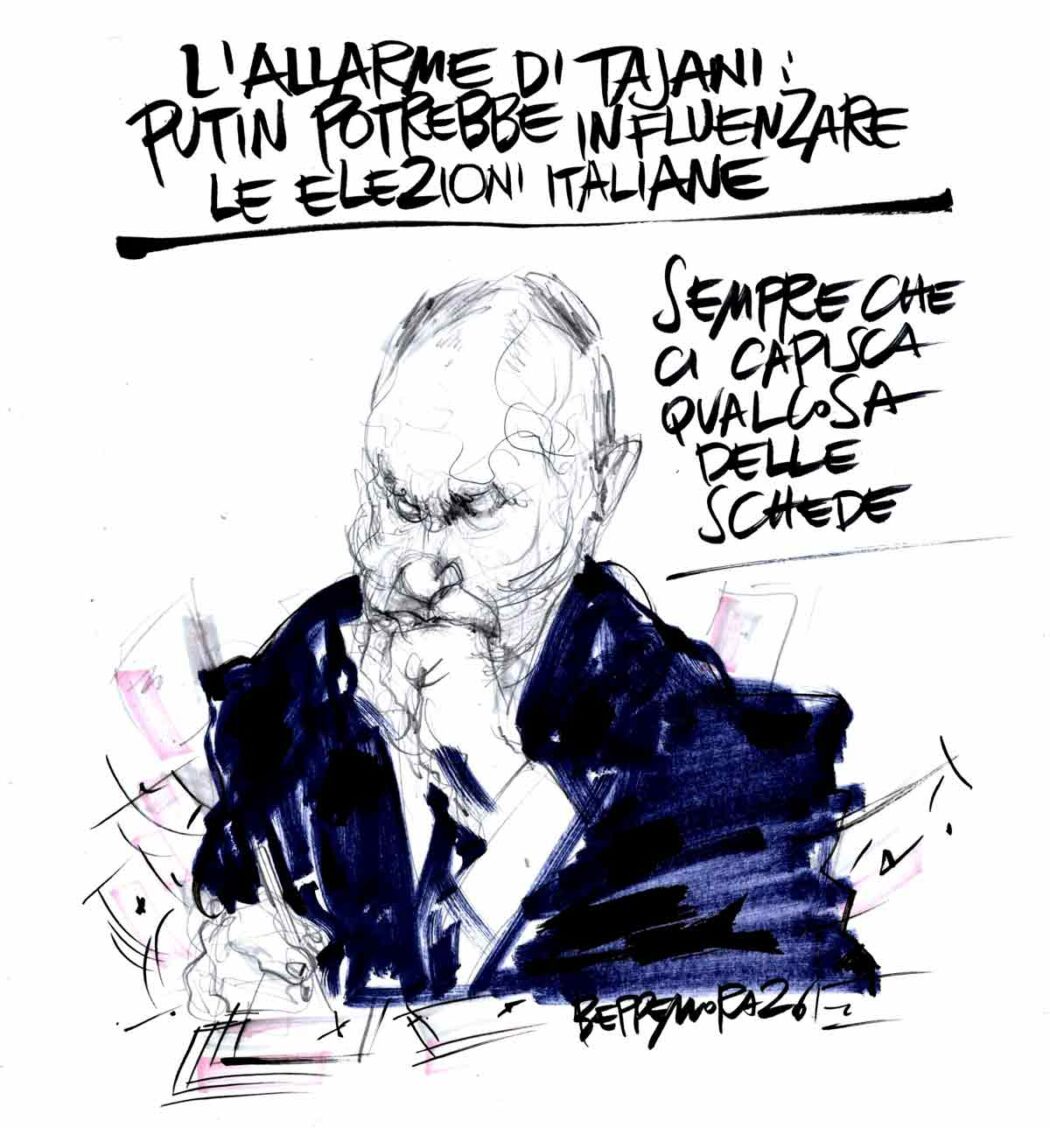 La vignetta di Beppe Mora