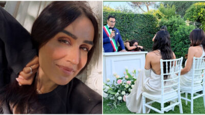 Copertina di Manola Moslehi si sposa (quasi in segreto) con Clarissa dopo vent’anni d’amore: chi è la compagna mai mostrata e perché ha scelto un sì lontano dai riflettori