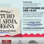 Copertina di “Il futuro non si arma, si insegna. Ridiamo dignità alla scuola”. Mercoledì 9 settembre apriamo la festa del Fatto con un flash mob