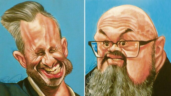 I ritratti di Corrias: Il venditore Ulrich  e il filosofo Hans, i vincitori dell’AfD