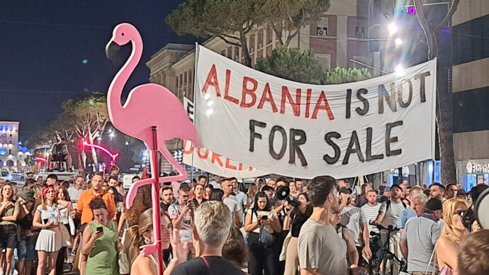 Cento giorni di rivoluzione dei fenicotteri: in Albania ho appreso tre lezioni dalle proteste