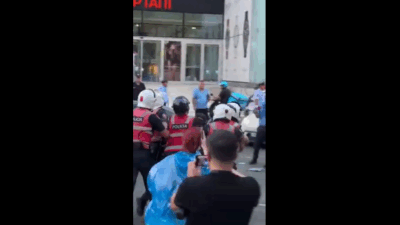 Copertina di Rivoluzione dei fenicotteri a Tirana: scontri e arresti davanti al Parlamento albanese | Video