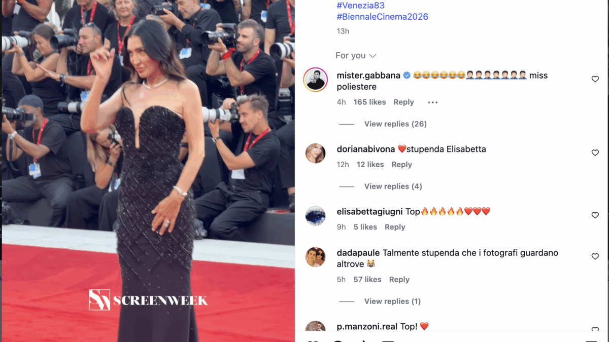 miss poliestere stefano gabbana stronca elisabetta franchi sul red carpet del festival di venezia il suo commento non passa inosservato da Ilfattoquotidiano.it miss poliestere stefano gabbana stronca elisabetta franchi sul red carpet del festival di venezia il suo commento non passa inosservato