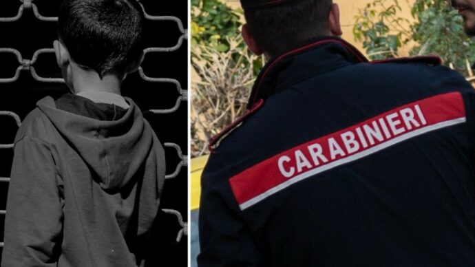 Bimbo di 6 anni abbraccia il padre per fermare il padre violento con la madre: 32enne arrestato