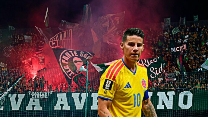 Clamoroso in Serie B: l’Avellino è vicino a James Rodriguez. Il retroscena: per convincerlo inviati anche dei video dell’atmosfera