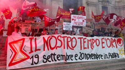 Copertina di Rientro a scuola, studenti in presidio al ministero: “Aule roventi, edifici insicuri e didattica vecchia. Valditara evita il confronto con noi”