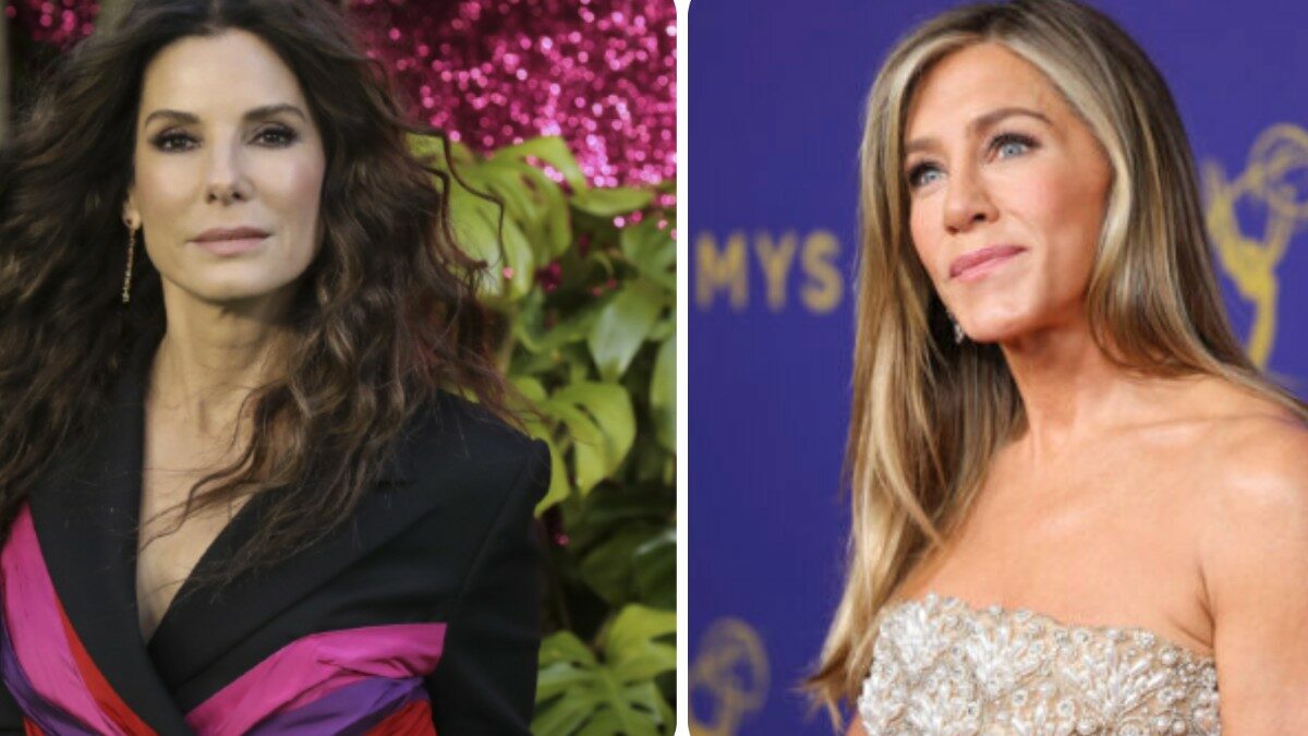 “A sentire la gente sembra che tu sia sparita per cento anni e ora tu stia uscendo strisciando in una grotta”, “È così. Ho addosso un po’ di cirripedi, ragnatele”: Jennifer Aniston intervista Sandra Bullock