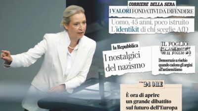 Copertina di Pianti, insulti e peana all’Ue: su AfD non han capito nulla