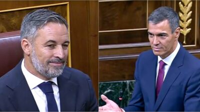 Copertina di Sanchez contro Abascal: “Io sarò anche un cane, ma non ho padroni”. Lo scontro tra il premier spagnolo e il leader di Vox