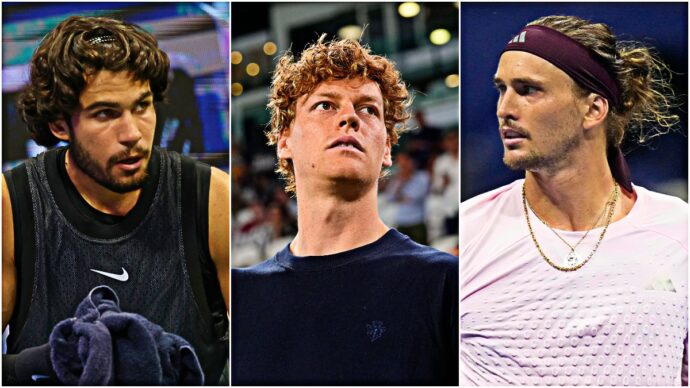 Ranking Atp, Alcaraz esce dagli Us Open e dice addio al sogno numero 1 a fine anno: ora però Zverev “vede” Sinner | La nuova classifica