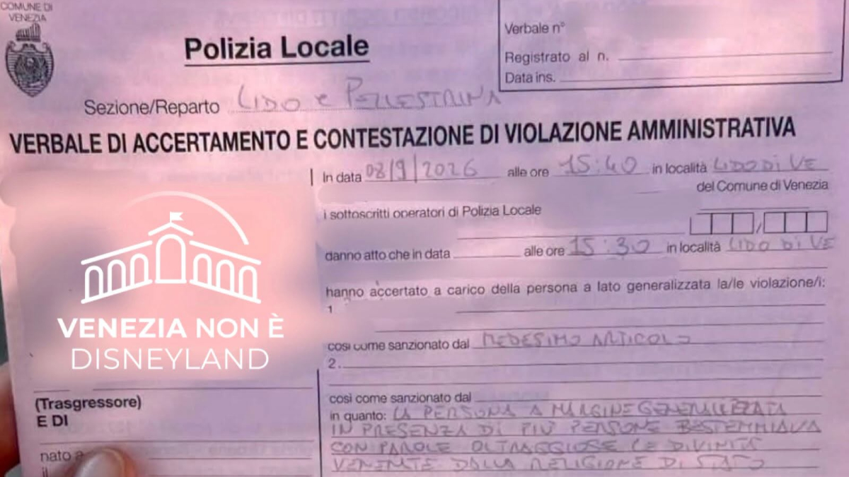 evita un pedone bestemmia e viene multato l8217incredibile storia di un motociclista a venezia da Ilfattoquotidiano.it evita un pedone bestemmia e viene multato l8217incredibile storia di un motociclista a venezia