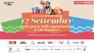 Copertina di “Calderone: Italia Paese delle opportunità?”, alla Festa del Fatto la diretto con expat e precari. Poi lo speciale “Ok Boomer?”