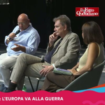 Copertina di “Pane e bombe: l’Europa va alla guerra”: Caracciolo, Gaiani e Riccardi dialogano con Calapà e Grossi