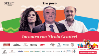 Copertina di Nicola Gratteri alla Festa del Fatto. Segui l’intervista con Marco Lillo e Valeria Pacelli