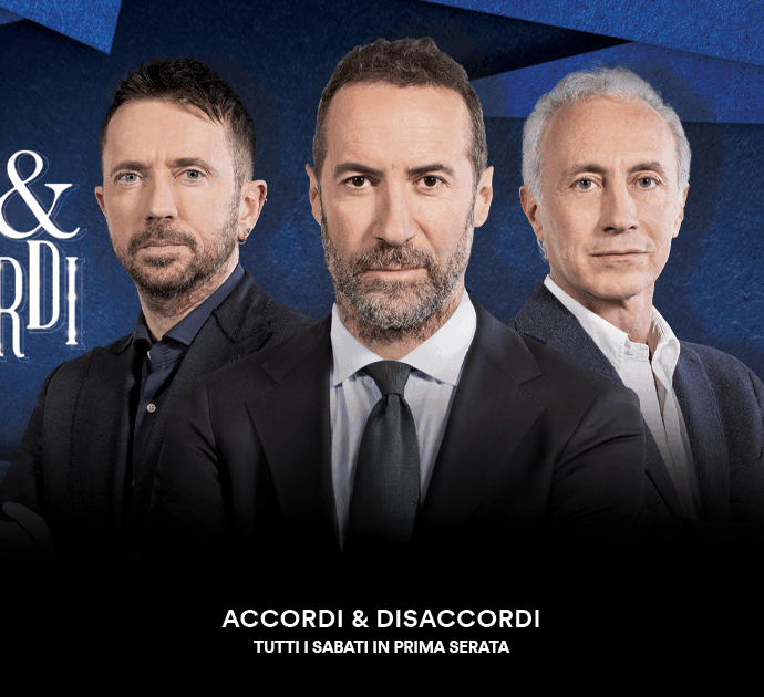 Esordio da record per “Accordi e Disaccordi”: 405 mila spettatori e il 3,4% di share. Il Nove è il settimo canale nazionale durante la messa in onda