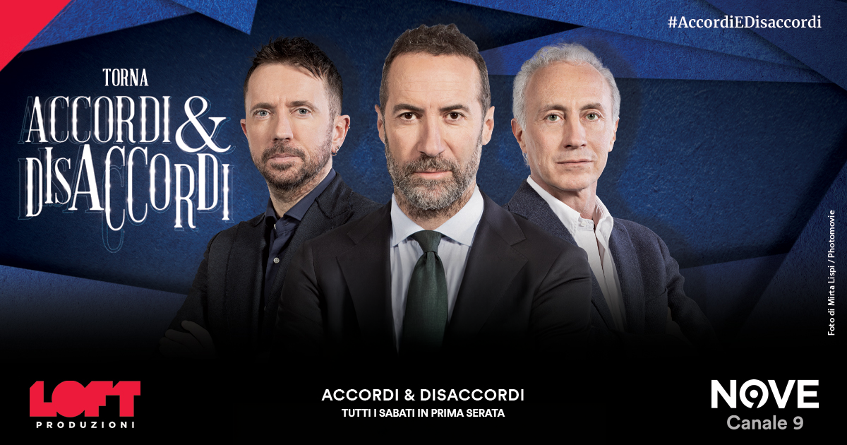 esordio da record per accordi e disaccordi 405 mila spettatori e il 34 di share il nove 232 il settimo canale nazionale durante la messa in onda da Ilfattoquotidiano.it esordio da record per accordi e disaccordi 405 mila spettatori e il 34 di share il nove 232 il settimo canale nazionale durante la messa in onda