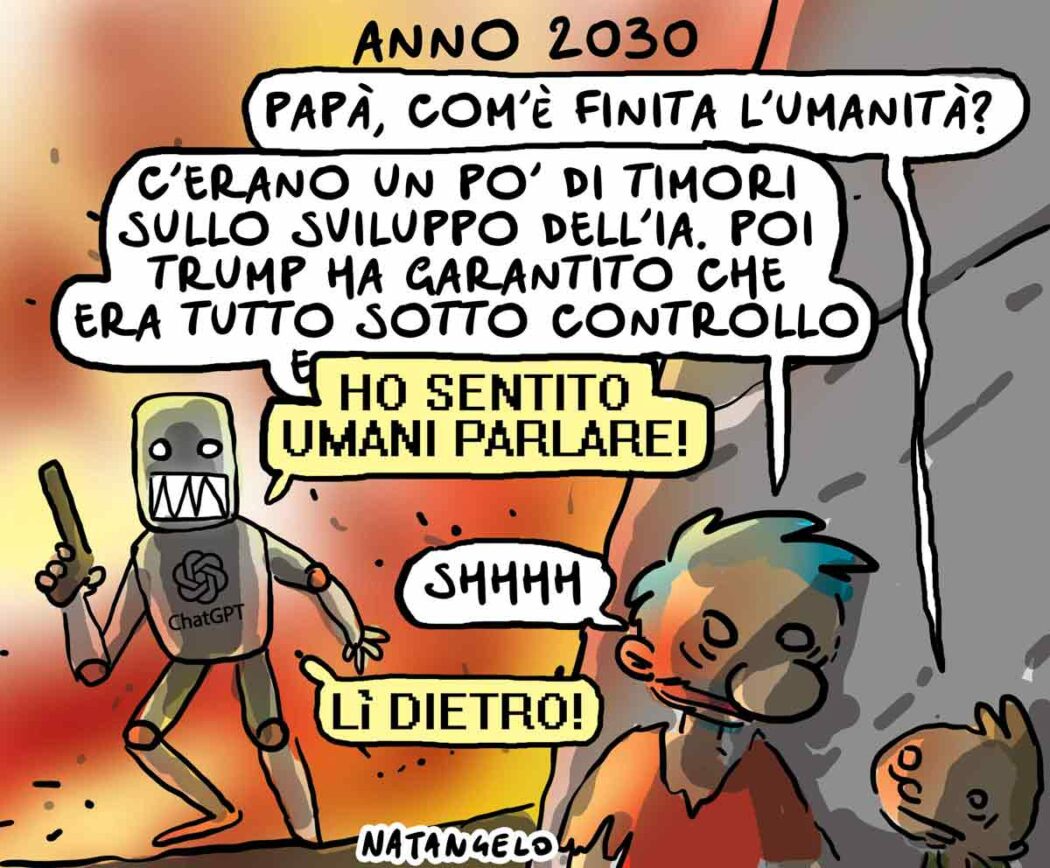 La vignetta di Natangelo