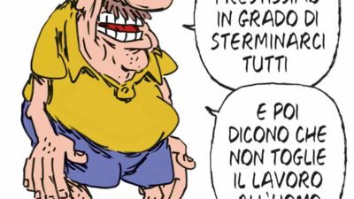 Copertina di La vignetta di Franzaroli