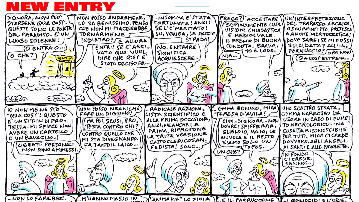 New Entry – La strip di Stefano Disegni