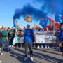 Copertina di Ex Ilva,  sciopero di 24 ore e blocchi stradali: lavoratori dell’indotto protestano contro il rischio di 2.500 licenziamenti per la chiusura dell’area a caldo