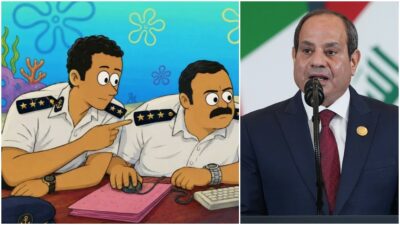 Copertina di Egitto, sospesa la pagina satirica da 2 milioni di utenti che criticava il presidente al-Sisi con le parodie di Spongebob
