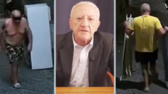 Copertina di De Luca e il ‘metodo Singapore’ contro gli incivili: “Venti frustate tra capo e collo col nerbo di bue”. L’ironia del sindaco