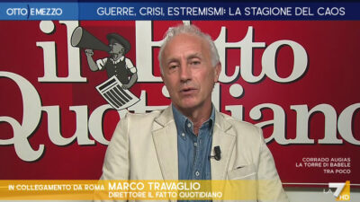 Copertina di Travaglio a La7: “Grillo vuole fondare un nuovo partito? Non capisco dove creda di andare. Non ha elettori, né candidati, né soldi”