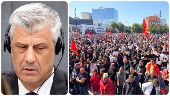 Kosovo, l’ex presidente Thaçi condannato a 25 anni per crimini di guerra. Proteste in piazza a Pristina, il governo: “Sentenza terribile”