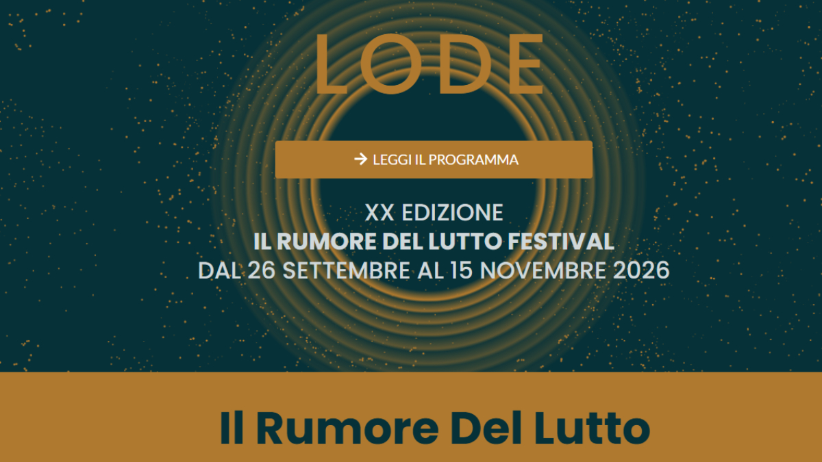 il rumore del lutto inaugura la sua ventesima edizione nel primo cimitero gentile d8217italia da Ilfattoquotidiano.it il rumore del lutto inaugura la sua ventesima edizione nel primo cimitero gentile d8217italia