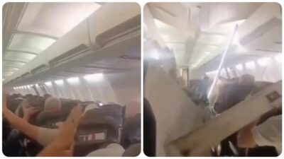 Copertina di “Cadevano giù i pannelli dal soffitto della cabina”: caos su un Boeing 737 della Sepehran Airlines, necessario atterraggio di emergenza
