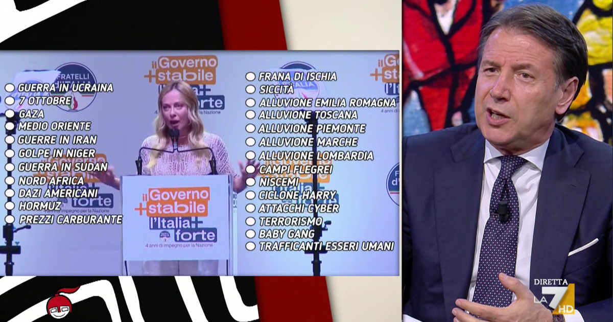 conte a la7 da meloni vittimismo ridicolo tira fuori rane e locuste per giustificarsi da Ilfattoquotidiano.it conte a la7 da meloni vittimismo ridicolo tira fuori rane e locuste per giustificarsi