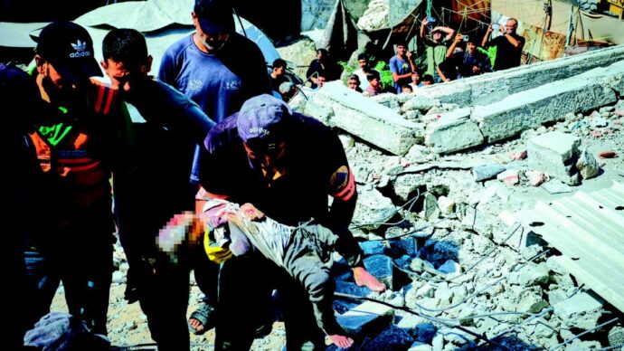 Gaza, quel palazzo chiamato felicità che non ha retto più alla morte