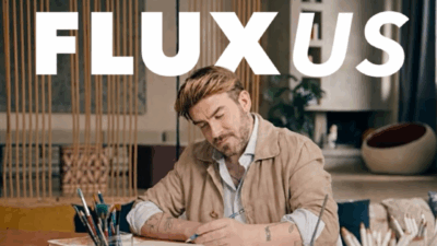 Copertina di “Fluxus – L’arte siamo noi” su Sky Arte ogni sabato alle 13.25. “Spieghiamo cosa succede prima che un’idea diventi un’opera”