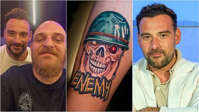 Copertina di Giovanni Manna e il teschio in omaggio a Noyz Narcos: virali le foto del nuovo tatuaggio del ds del Napoli