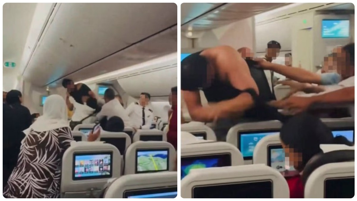due passeggeri sono venuti alle mani rissa in aereo durante un volo agitazione tra anziani e bambini da Ilfattoquotidiano.it due passeggeri sono venuti alle mani rissa in aereo durante un volo agitazione tra anziani e bambini