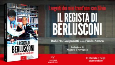Copertina di “Il regista di Berlusconi”: la diretta con Andrea Scanzi