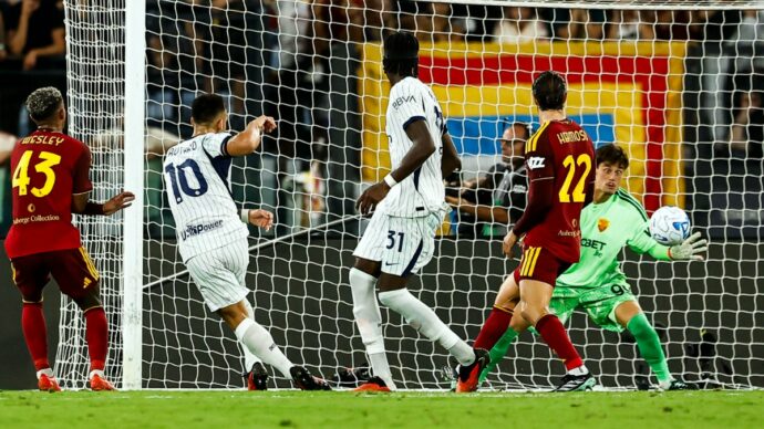 Roma-Inter finisce 2 a 2: il rammarico di Gasp e la fragilità di Chivu, all’Olimpico tutti soddisfatti a metà