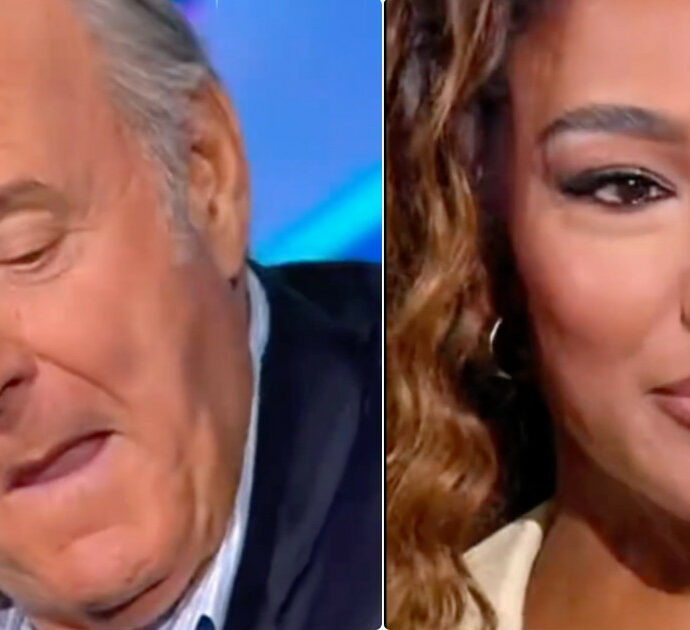 “Questa puntata entra nella storia”, “Non so come andare avanti, è la prima volta che mi capita”: Gerry Scotti e Samira Lui in lacrime a “La ruota della fortuna” per l’en plein della campionessa Chiara