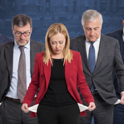 Copertina di Elezioni senza un euro per riarmo e cantieri