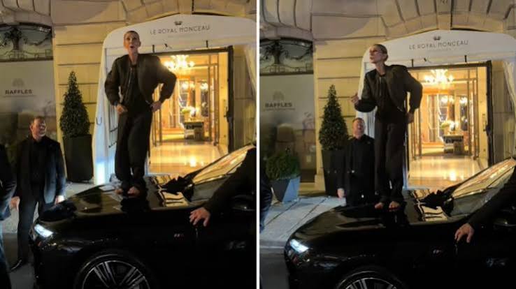 c233line dion balla a piedi nudi sul cofano di un8217auto a parigi l8217esibizione a sorpresa con i fan 8211 video da Ilfattoquotidiano.it c233line dion balla a piedi nudi sul cofano di un8217auto a parigi l8217esibizione a sorpresa con i fan 8211 video