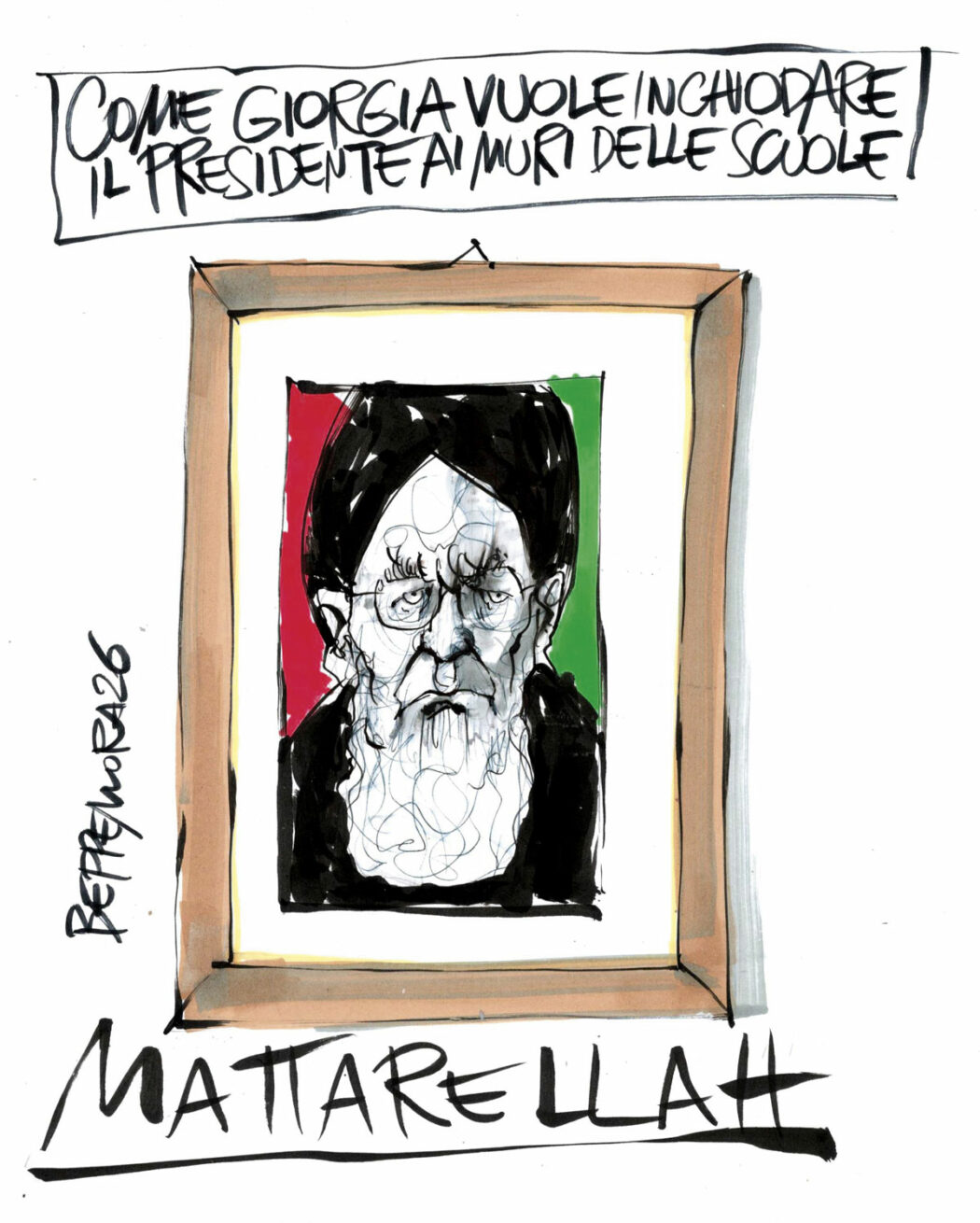 La vignetta di Beppe Mora